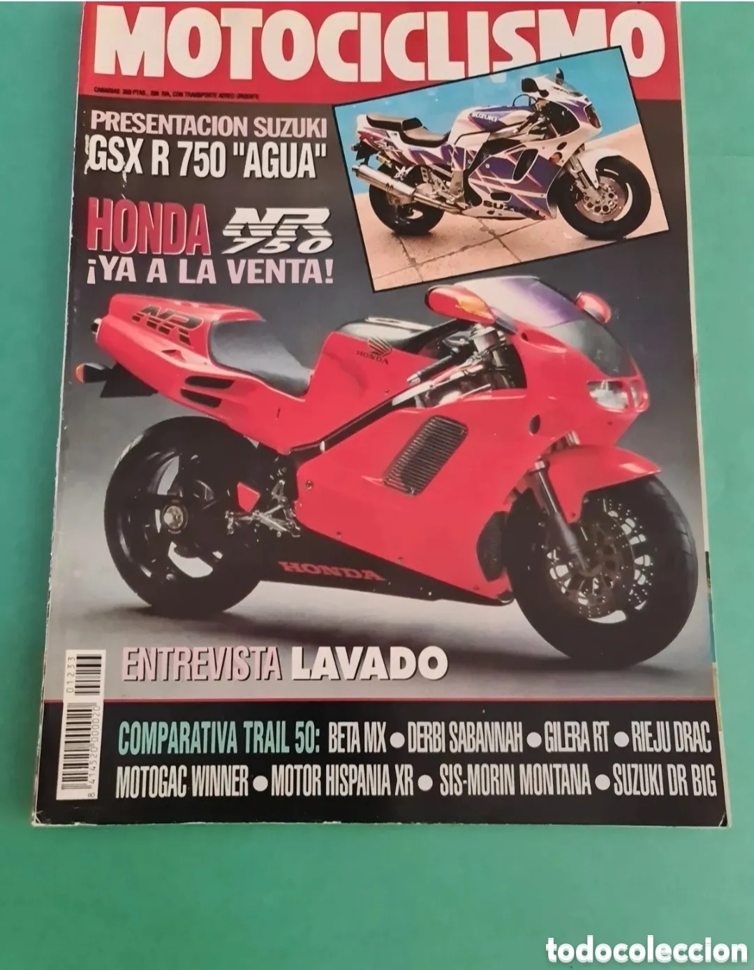 Colecionismo desportivo: Lote 12 Revistas Motociclismo, A&ntilde;o 1991