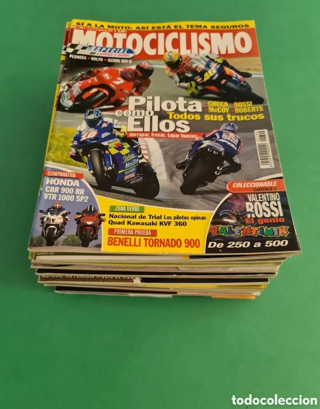 Colecionismo desportivo: Lote 24 revistas Motociclismo, a&ntilde;o 2002