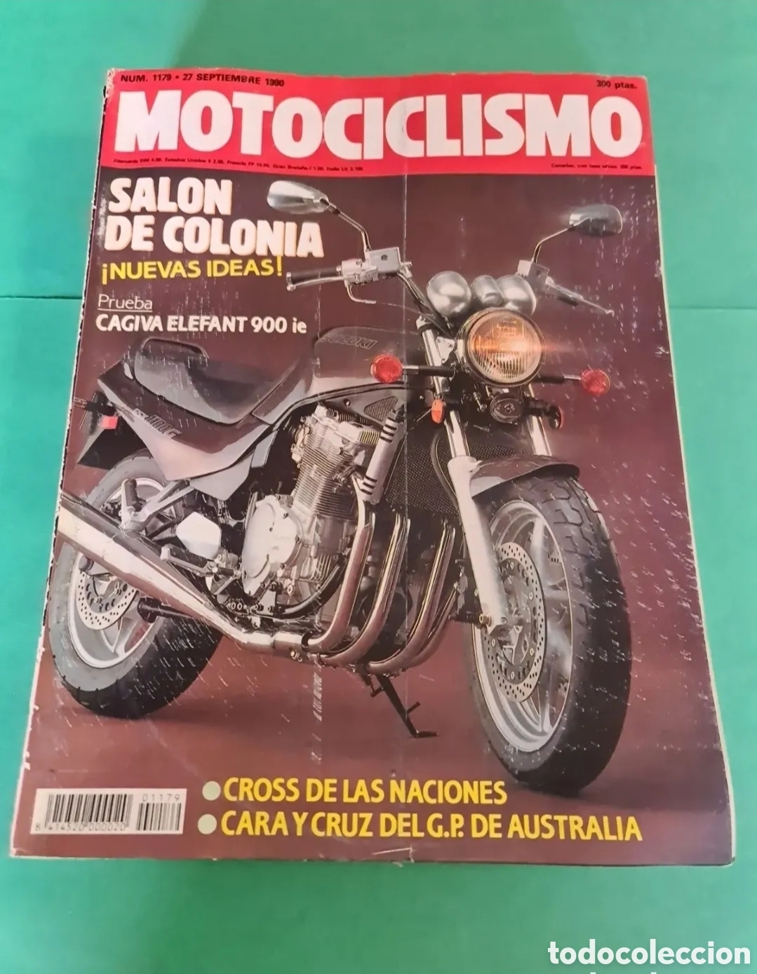 Colecionismo desportivo: Lote 7 revistas motociclismo/ A&ntilde;o 1.990.