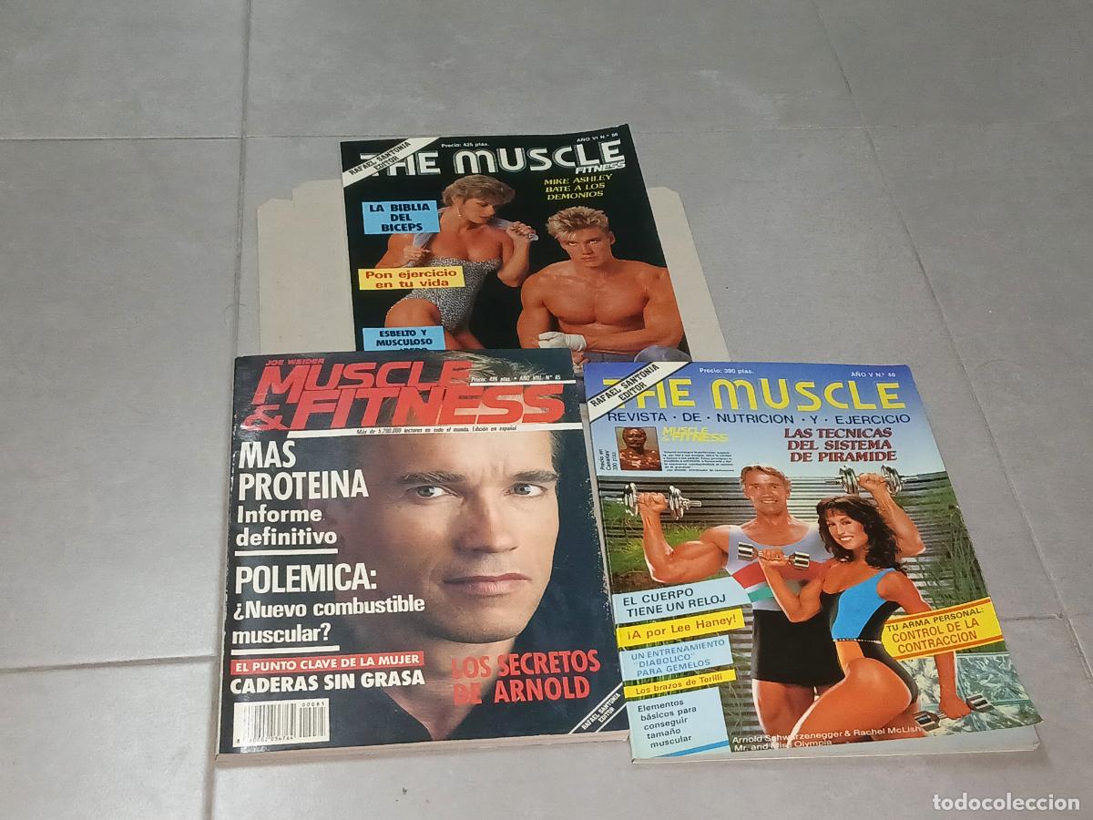 Collezionismo sportivo: Revistas. The Muscle (and fitness) con Arnold Schwarzenegger y Dolph Lundgren