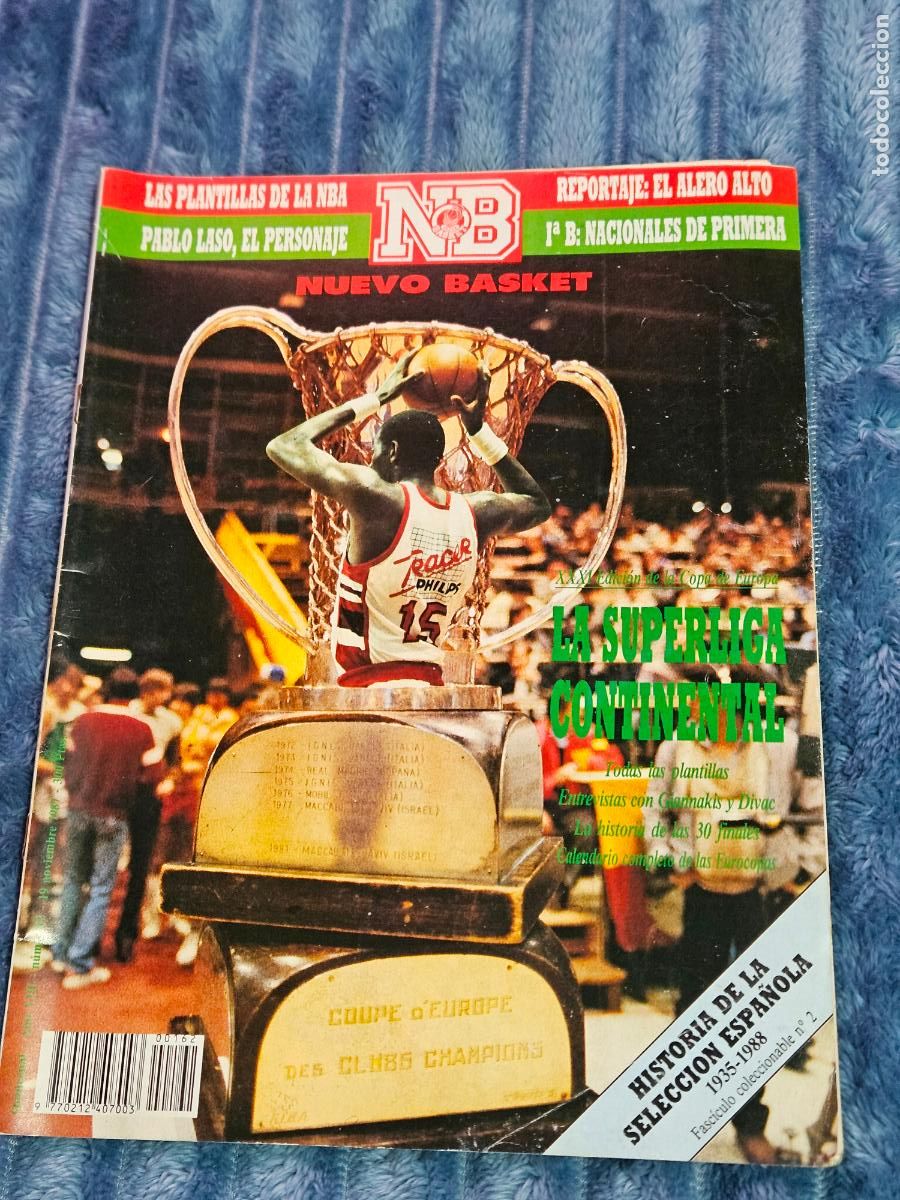 Sports collectibles: REVISTA NUEVO BASKET - N&ordm; 162 - 1987 - SIN POSTER