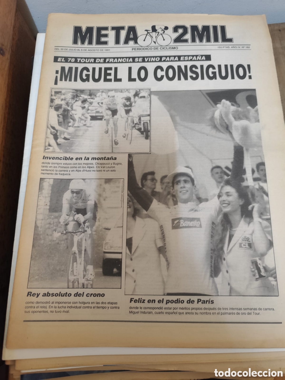 Collectionnisme sportif: Semanario Meta 2mil Indurain