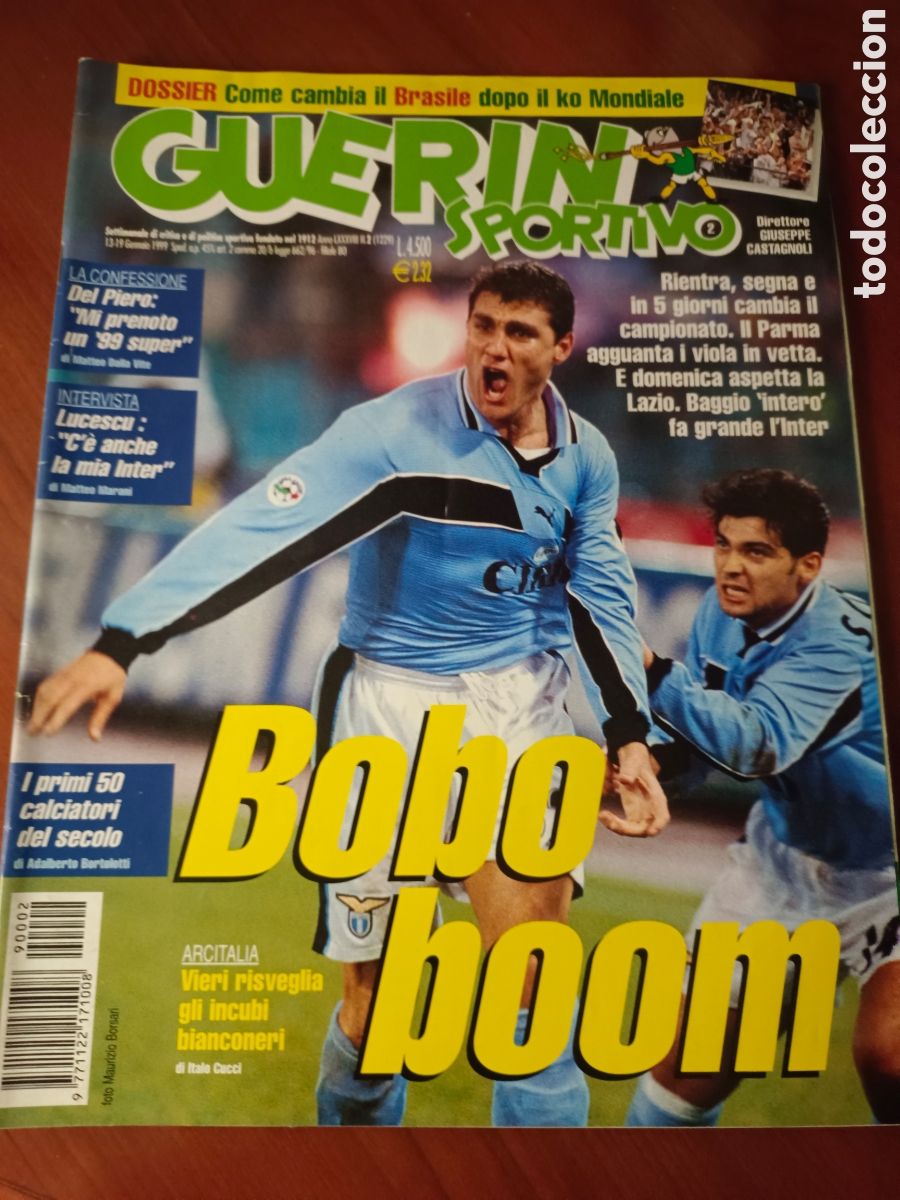 Colecionismo desportivo: REVISTA FUTBOL ITALIA GUERIN SPORTIVO.N&deg;2. 1999. PERFECTO ESTADO. 100 PAGINAS