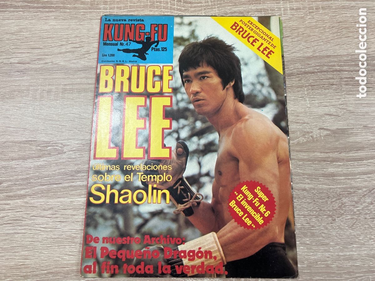 Coleccionismo deportivo: REVISTA KUNG-FU N&ordm; 47 POSTER GIGANTE BRUCE LEE