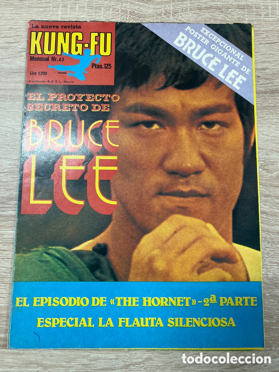 Coleccionismo deportivo: REVISTA KUNG-FU N&ordm; 43 POSTER GIGANTE BRUCE LEE