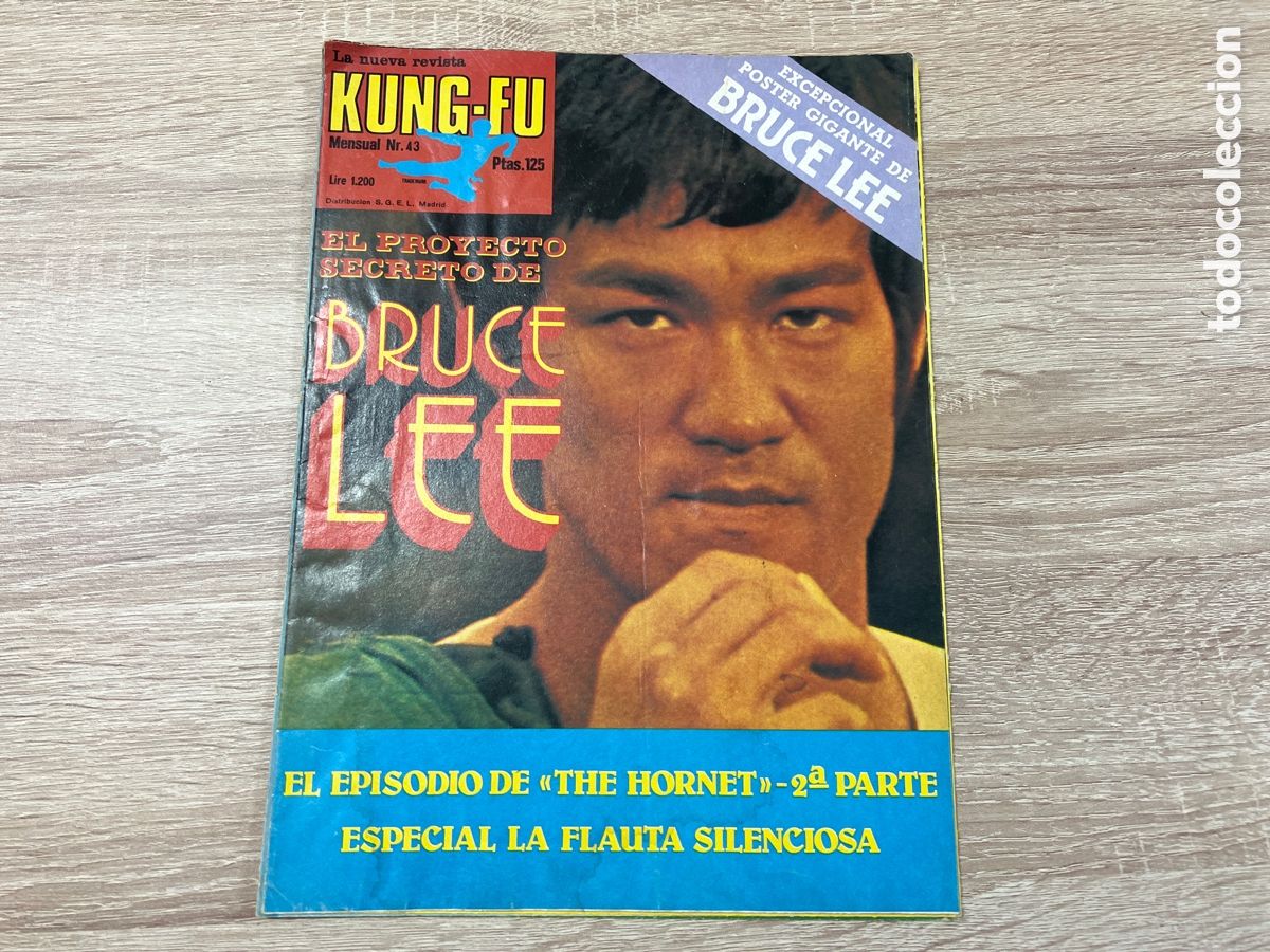 Coleccionismo deportivo: REVISTA KUNG-FU N&ordm; 125 POSTER GIGANTE BRUCE LEE