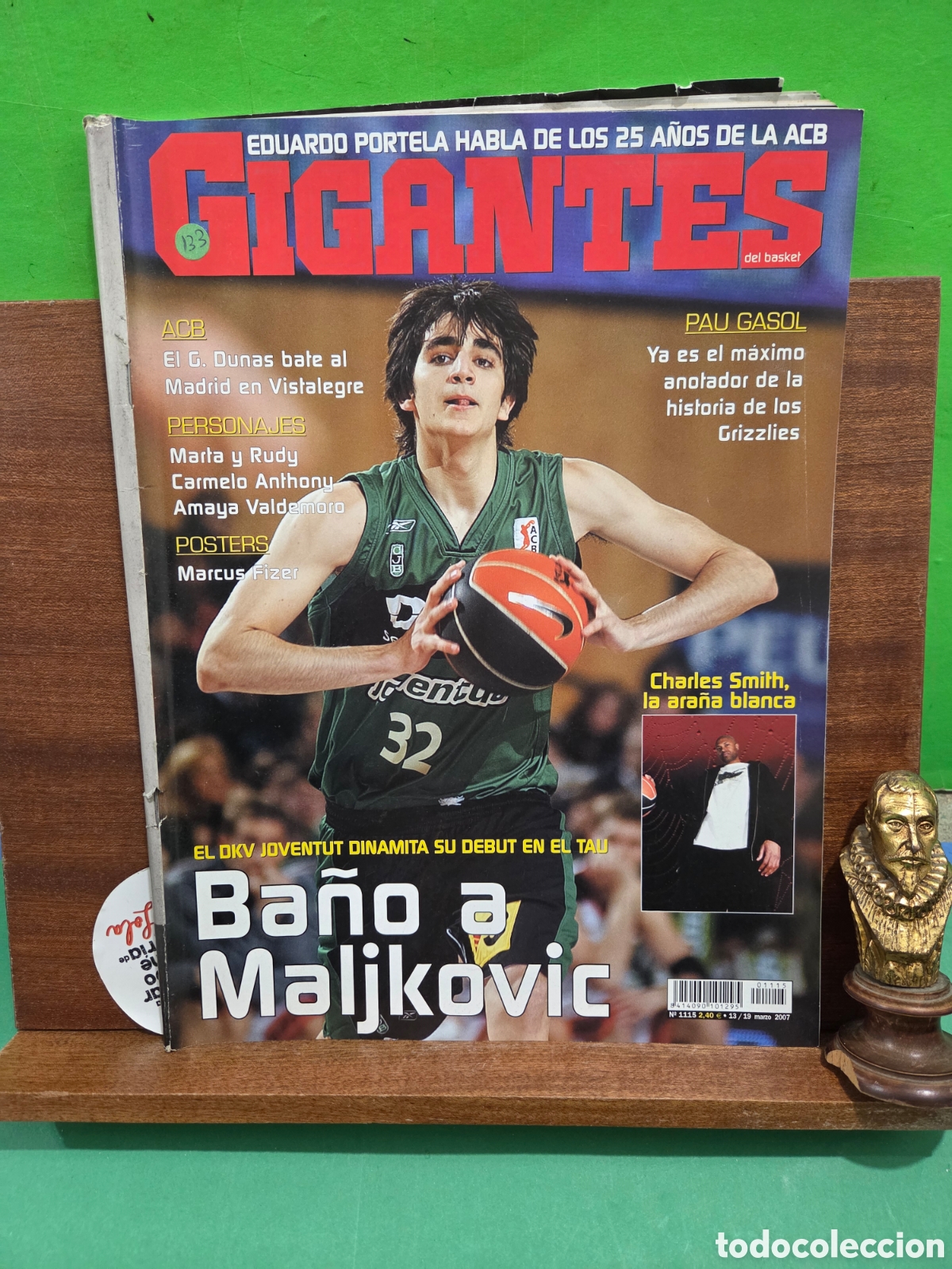 Sammelleidenschaft Sport: REVISTA..&rdquo;&rdquo;GIGANTES&rdquo;&rdquo;...N&Uacute;MERO 1115...2007..&rdquo;&rdquo;POSTER DE MARCUS FIZER&rdquo;&rdquo;...