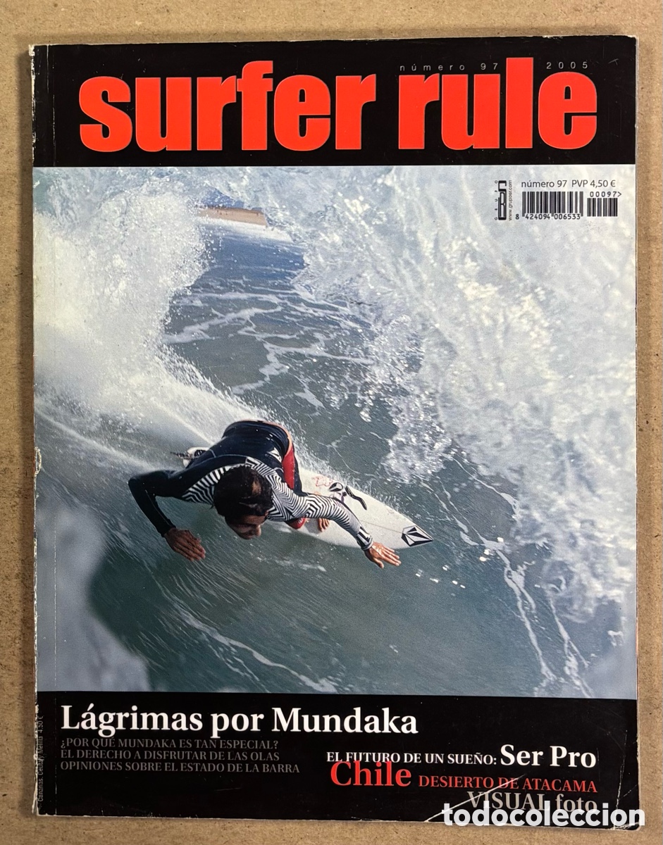 Collectionnisme sportif: SURFER RULE N&deg; 97 (2004). L&Aacute;GRIMAS POR MUNDAKA, CHILE DESIERTO DE ATACAMA,&hellip;