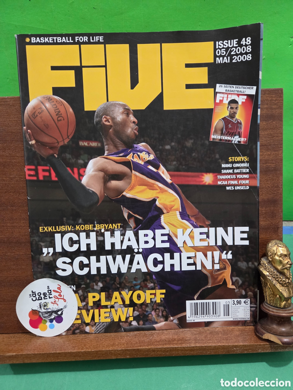 Sports collectibles: REVISTA DE BASKET....&rdquo;&rdquo;FIVE&rdquo;&rdquo;...BASKETBALL FOR LIFE..ISSUE 48..2008...