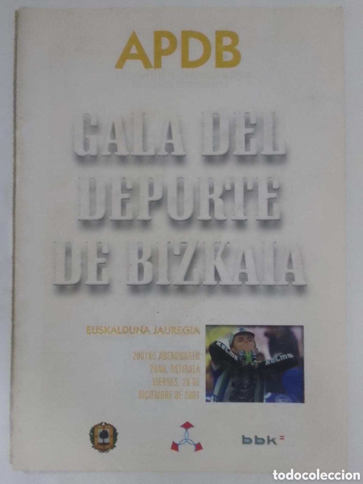 Coleccionismo deportivo: Revista Gala del Deporte de Bizkaia 2091.