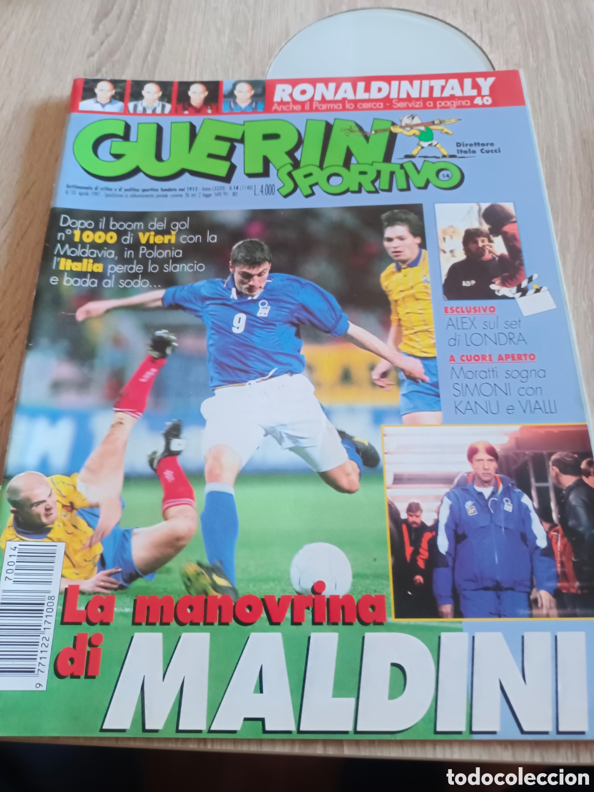 Coleccionismo deportivo: REVISTA FUTBOL ITALIA GUERIN SPORTIVO.N&deg;14. 1997. 84 PAGINAS. EXCELENTE ESTADO