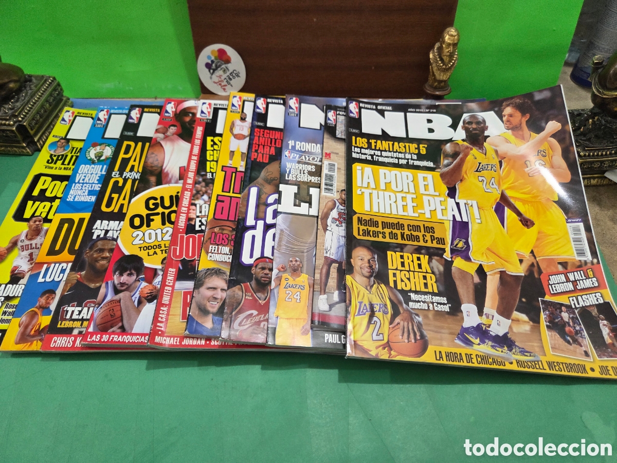 Coleccionismo deportivo: LOTE DE 10 REVISTAS...&rdquo;&rdquo;NBA&rdquo;&rdquo;...2008..2010..2011..2012..2013...