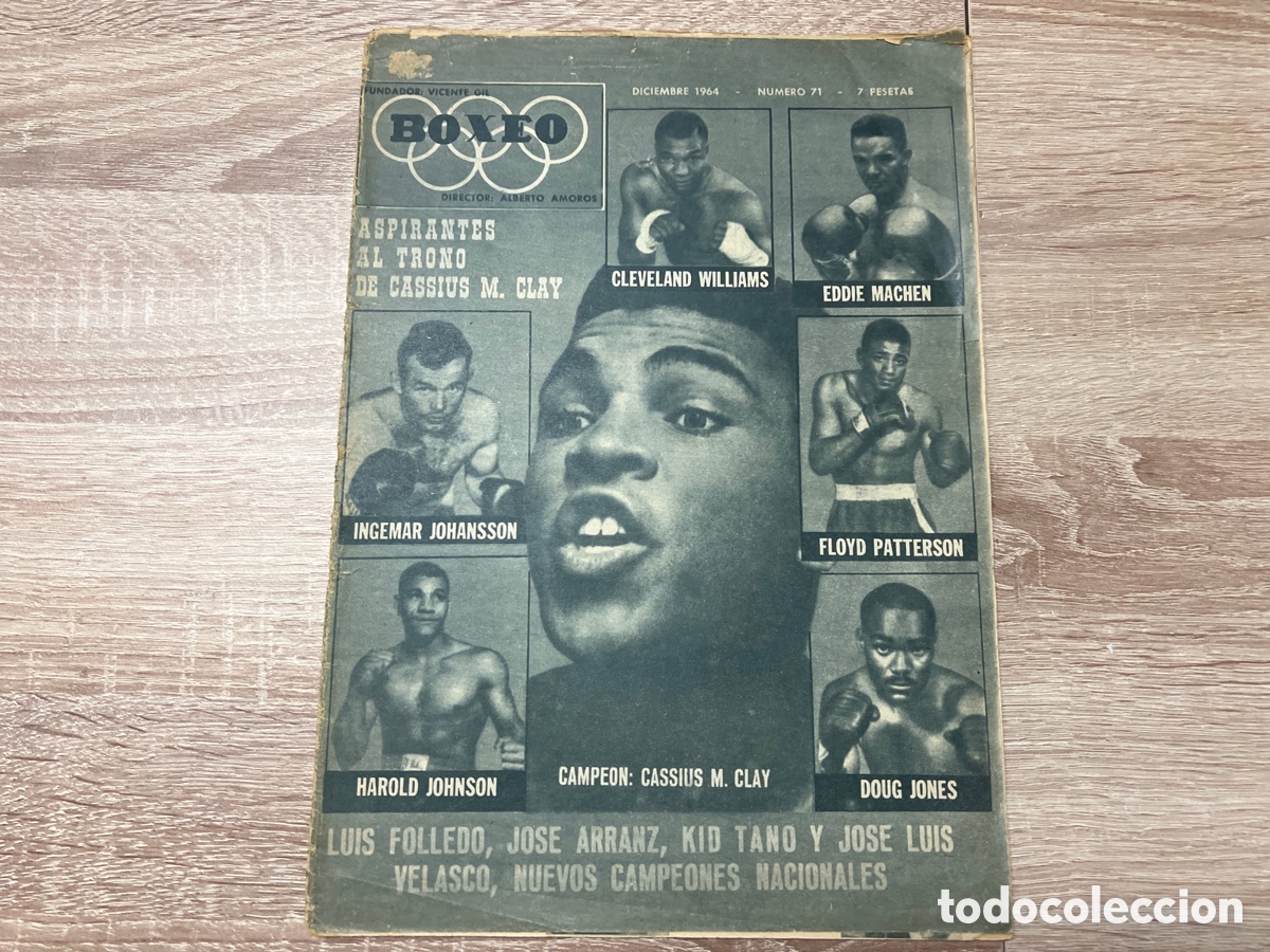 Coleccionismo deportivo: 1964 CASSIUS CLAY PORTADA ICONICA ESPA&Ntilde;OLA REVISTA BOXEO