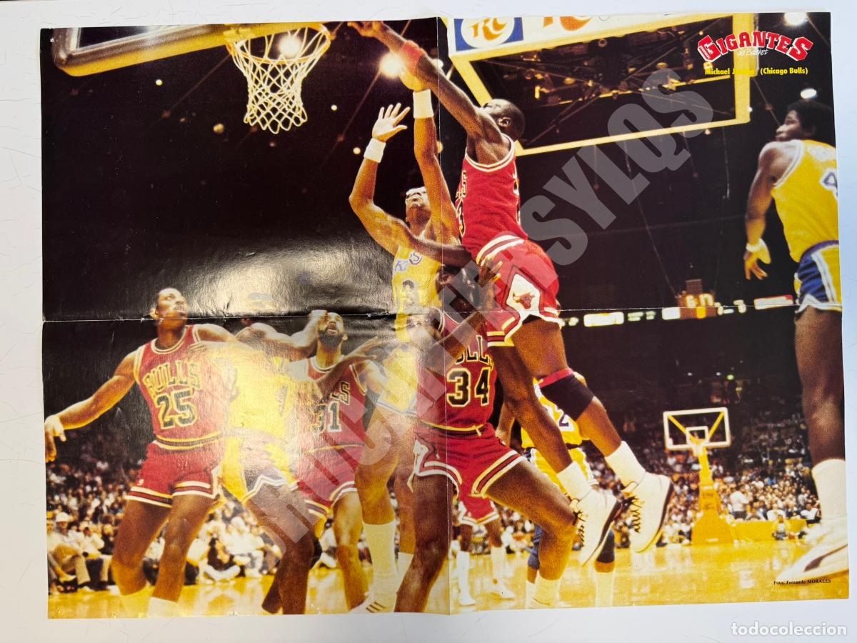 Coleccionismo deportivo: P&Oacute;STER MICHAEL JORDAN &ndash; GIGANTES DEL BASKET