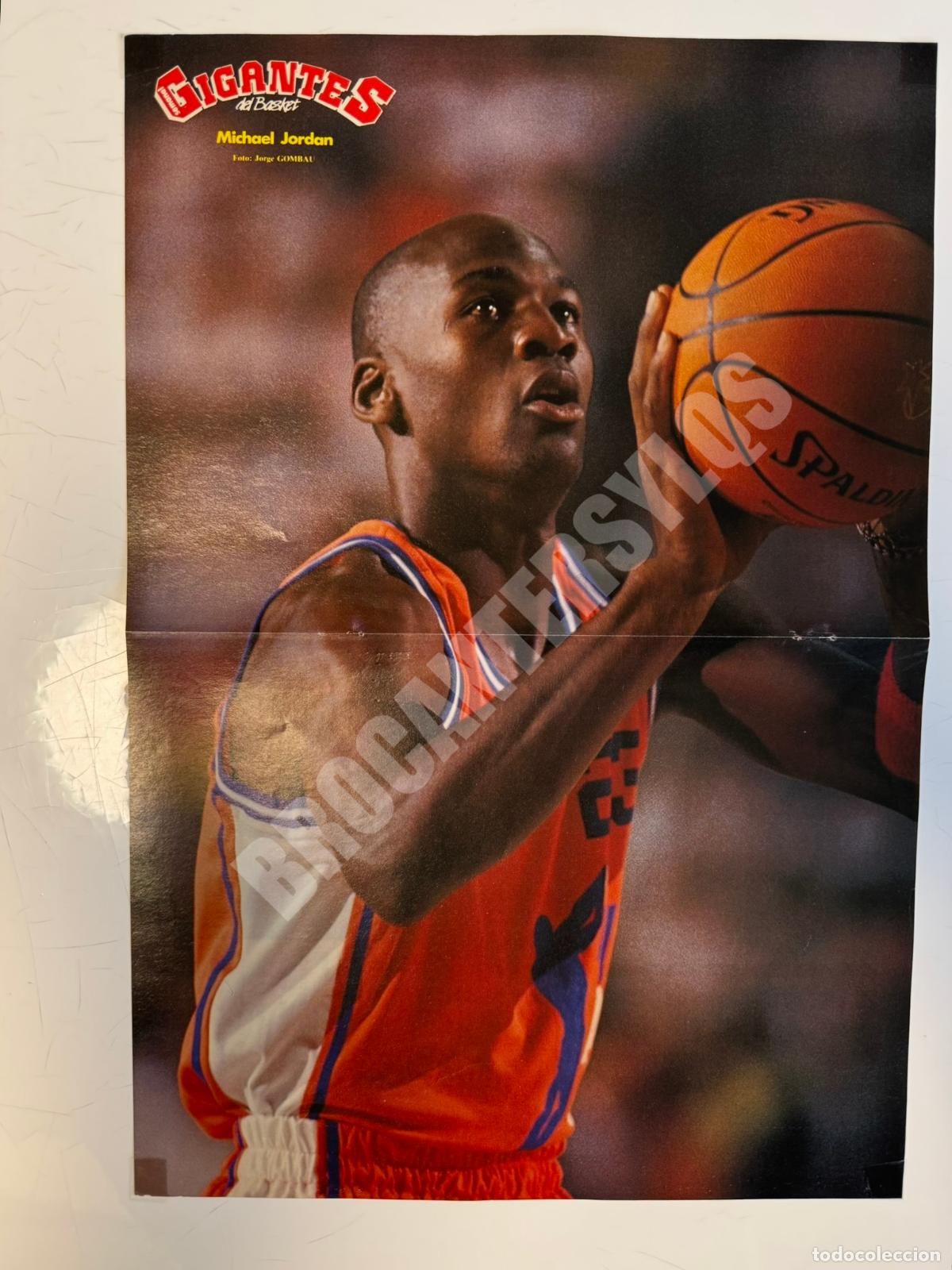 Coleccionismo deportivo: P&Oacute;STER MICHAEL JORDAN &ndash; GIGANTES DEL BASKET