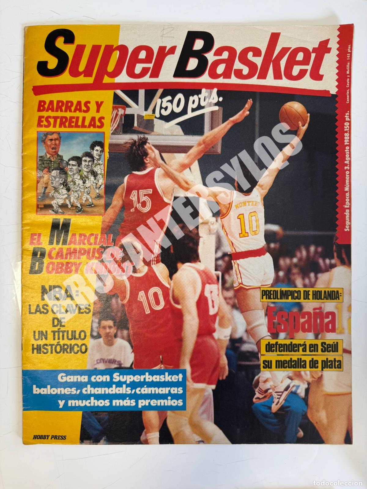 Coleccionismo deportivo: SUPER BASKET &ndash; SEGUNDA &Eacute;POCA &ndash; N.&ordm; 3 (1988) &ndash; P&oacute;ster calendario 1989 incluido