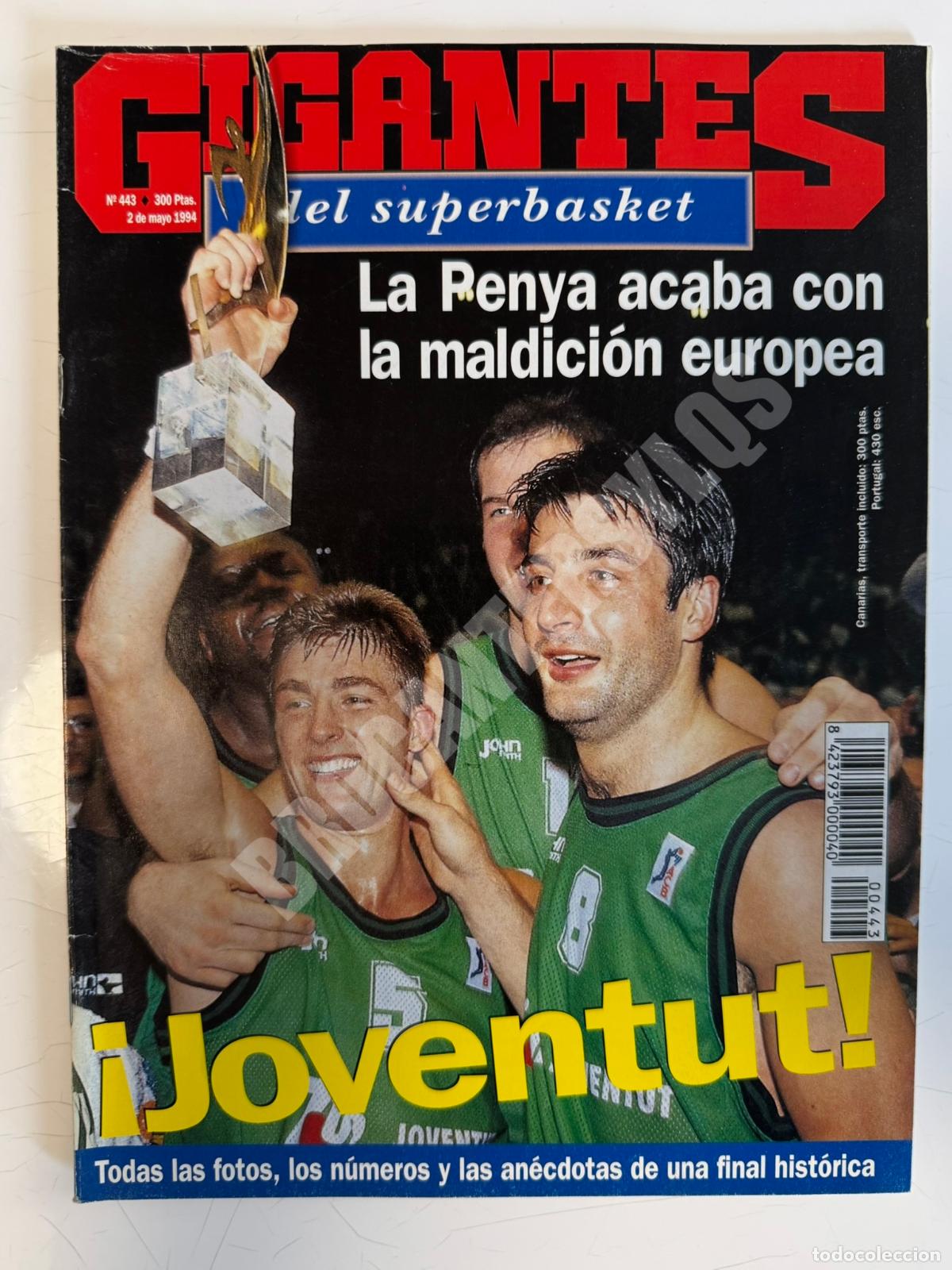 Coleccionismo deportivo: GIGANTES DEL BASKET N.&ordm; 443 (1994)