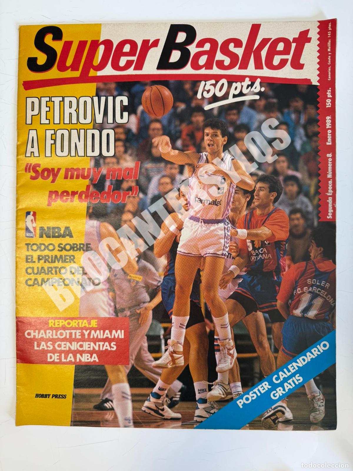 Coleccionismo deportivo: SUPER BASKET &ndash; SEGUNDA &Eacute;POCA &ndash; N.&ordm; 8 (1988)