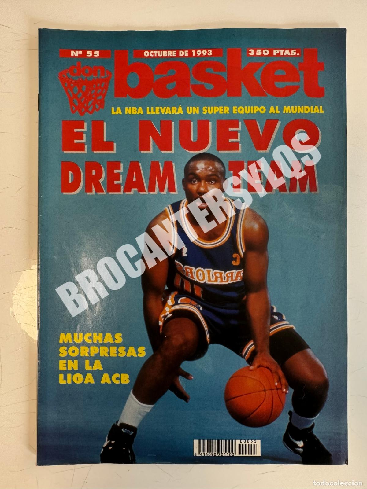 Coleccionismo deportivo: DON BASKET N.&ordm; 55 &ndash; EL NUEVO DREAM TEAM (1993) &ndash; P&oacute;ster de John Stockton incluido