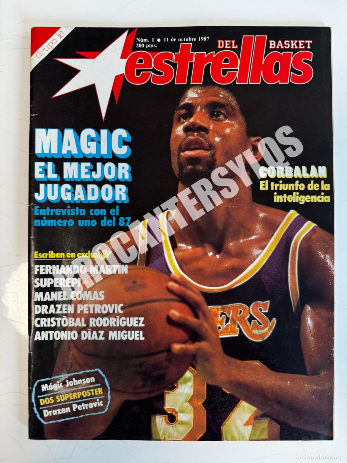 Sports collectibles: ESTRELLAS DEL BASKET N.&ordm; 1 (1987)