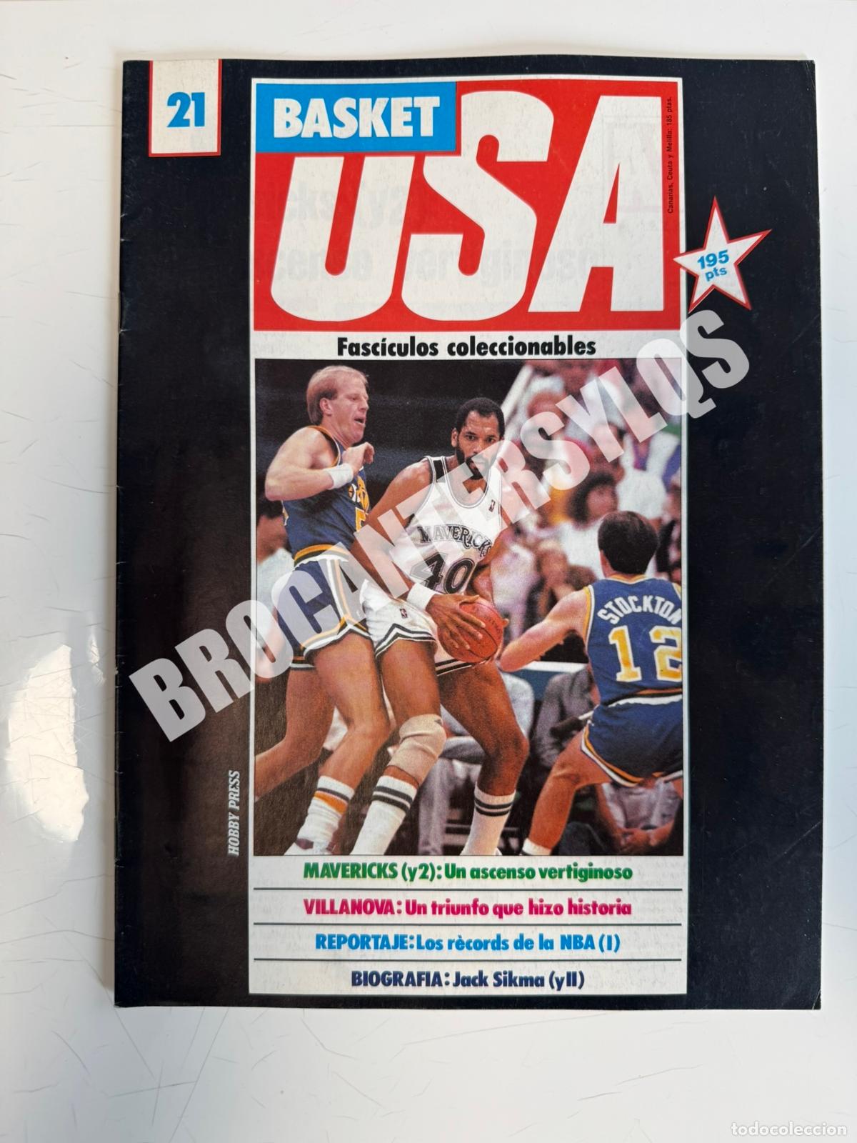 Sports collectibles: BASKET USA N.&ordm; 21