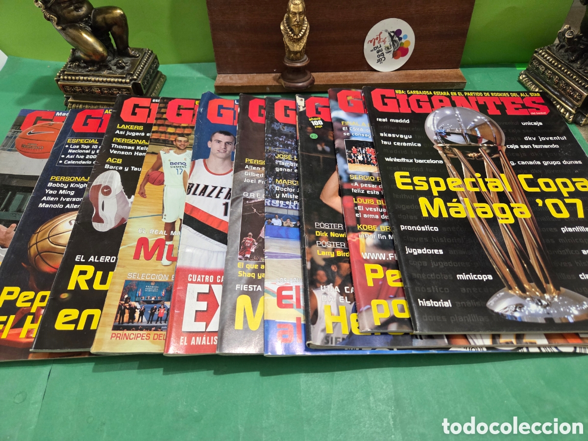 Coleccionismo deportivo: LOTE DE 10 REVISTAS...&rdquo;&rdquo;GIGANTES&rdquo;&rdquo;..2004...2005..2006...2007...2008...