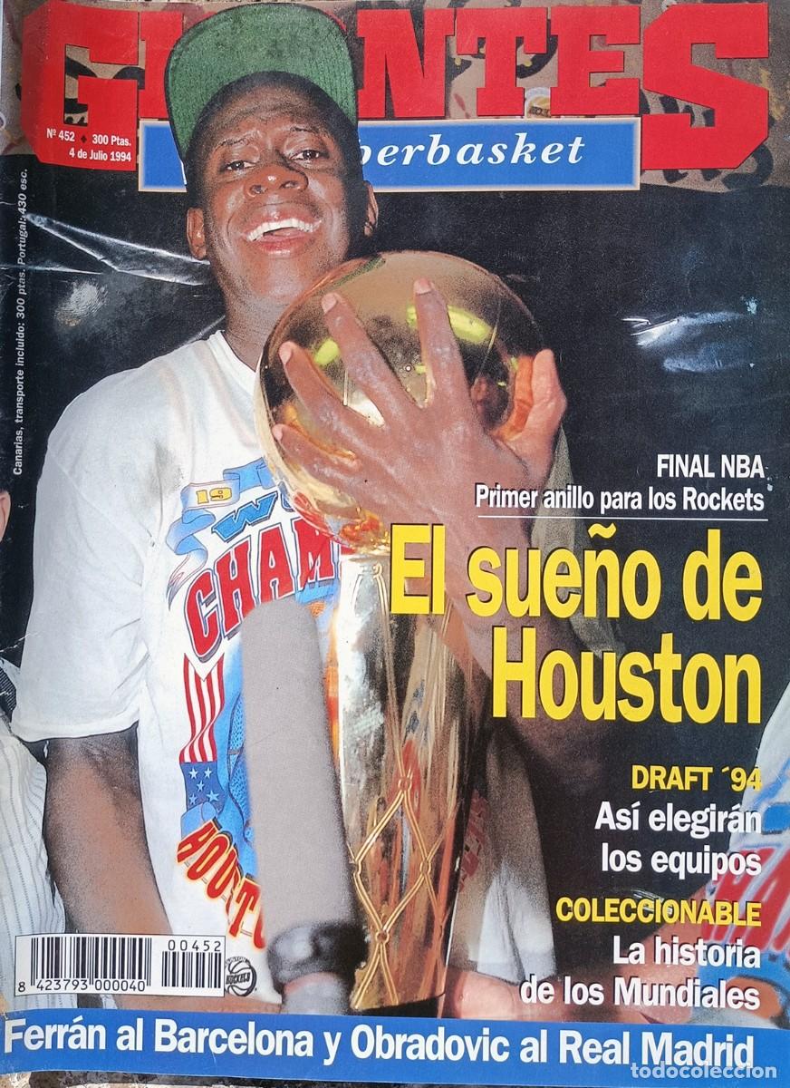 Coleccionismo deportivo: Revista Gigantes del basket n&ordm; 452. 4 julio 1994