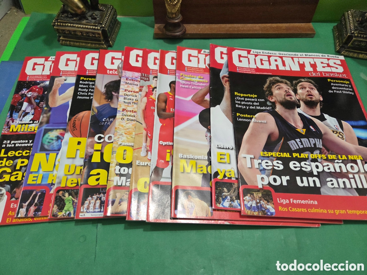 Coleccionismo deportivo: LOTE DE 10 REVISTAS...&rdquo;&rdquo;GIGANTES DEL BASKET&rdquo;&rdquo;...2010-11-12...