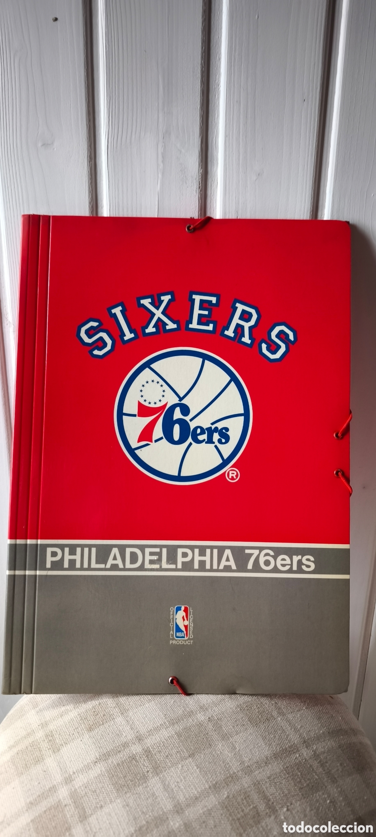 Coleccionismo deportivo: Carpeta Philadelphia sixers