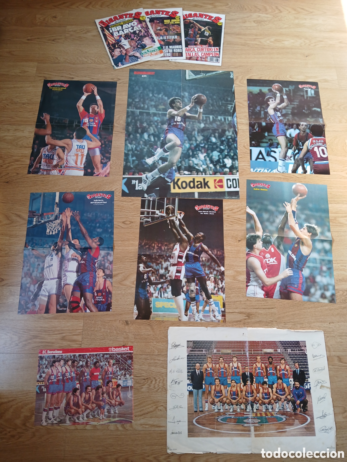 Collectionnisme sportif: Gran colecci&oacute;n art&iacute;culos F.C Barcelona Baloncesto A&ntilde;os 80-90