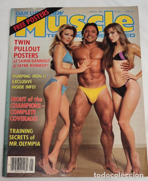 Collezionismo sportivo: MAGAZINE MUSCLE JANUARY 1984, REVISTA DE CULTURISMO CON POSTERS