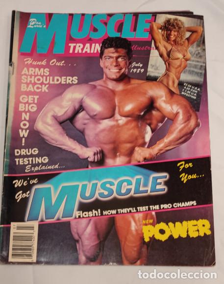 Coleccionismo deportivo: MAGAZINE MUSCLE JULY 1989, REVISTA DE CULTURISMO CON POSTER, MIKE LUINN