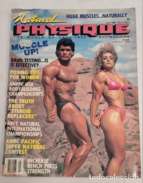 Coleccionismo deportivo: MAGAZINE PHYSIQUE JULY 1989, REVISTA DE CULTURISMO CON POSTER, PETE TSANINOS & SUMMER STROTHER