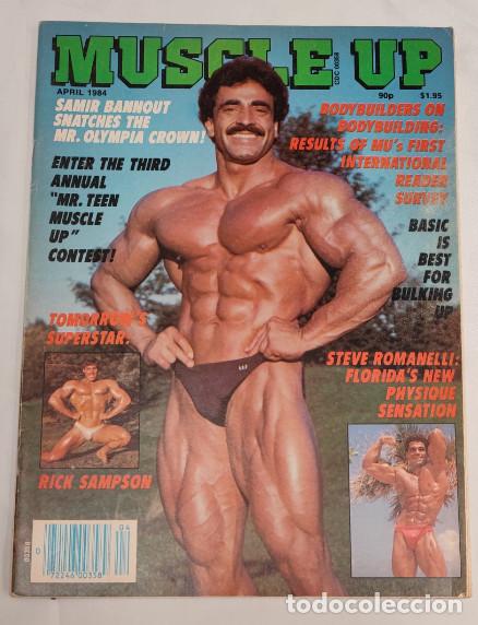 Coleccionismo deportivo: MAGAZINE MUSCLE UP APRIL 1984, REVISTA DE CULTURISMO CON POSTER, MR. TEEN MUSCLE