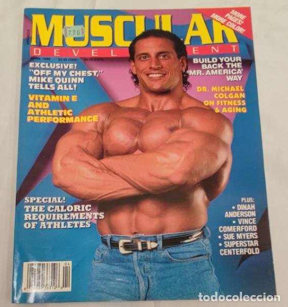 Collezionismo sportivo: MAGAZINE MUSCULAR APRIL 1990, REVISTA DE CULTURISMO, MIKE QUINN