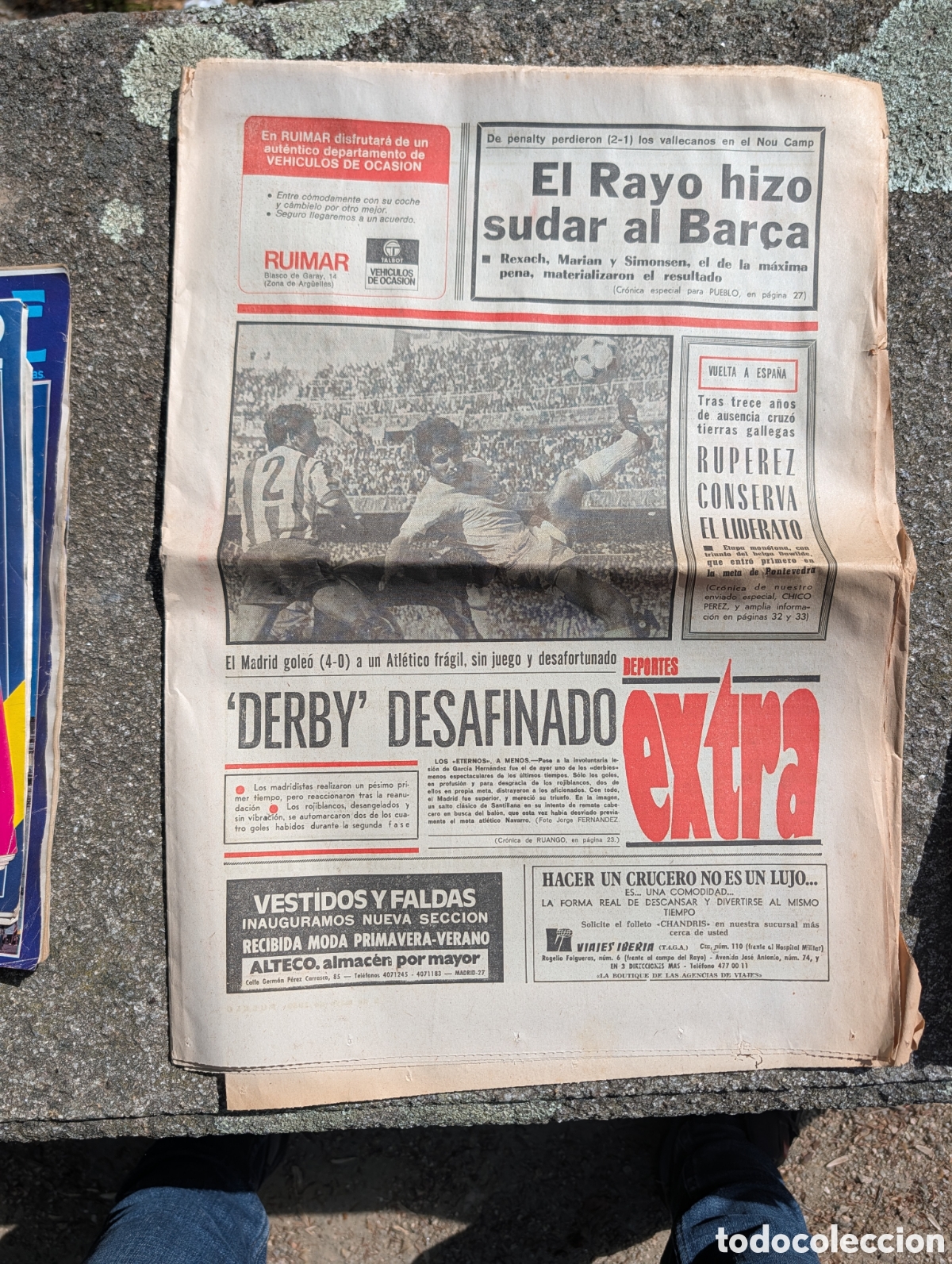 Sammelleidenschaft Sport: Semanario GALICIA DEPORTIVA Completo - 28 Junio 1976 - Ascenso Gran Pe&ntilde;a y CD Lugo - Carlos Monz&oacute;n