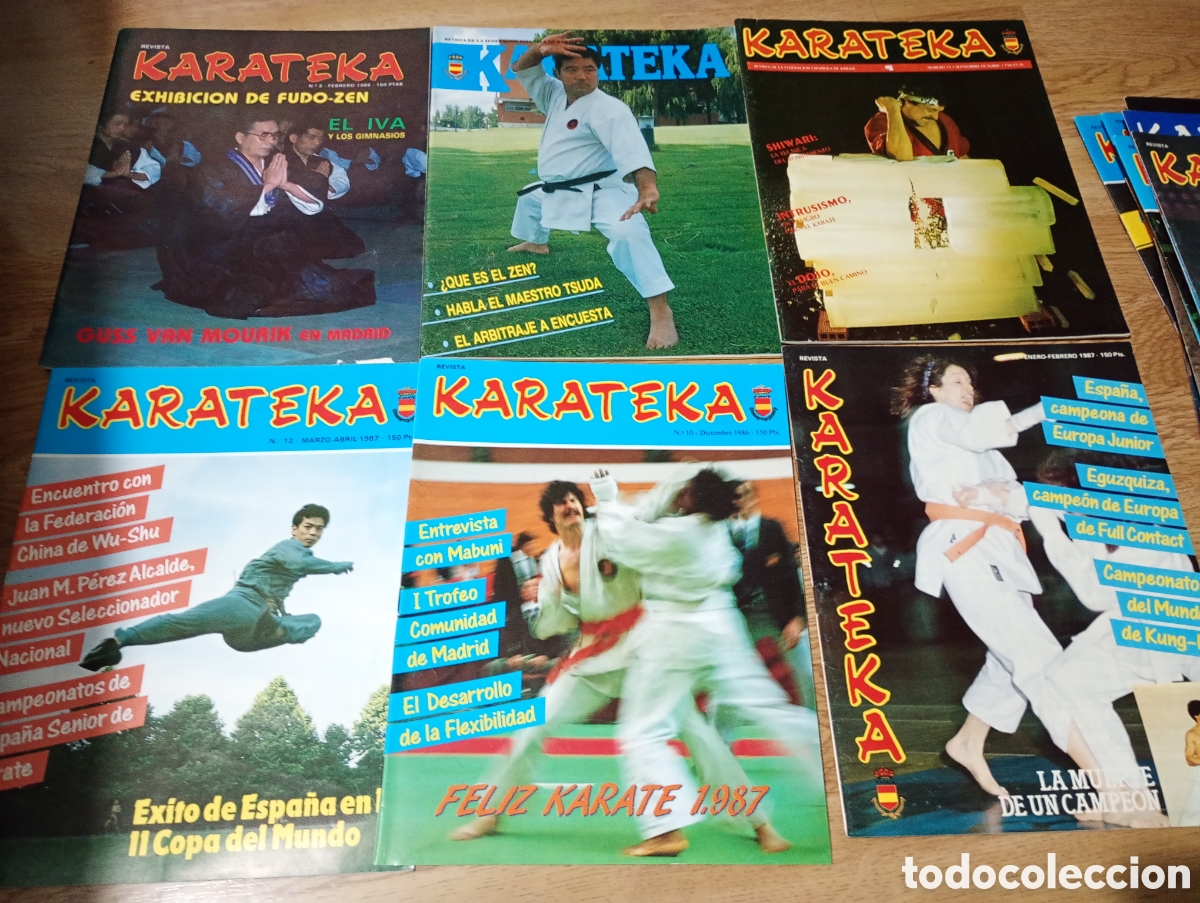 Coleccionismo deportivo: Lote 18 revistas karateka artes marciales