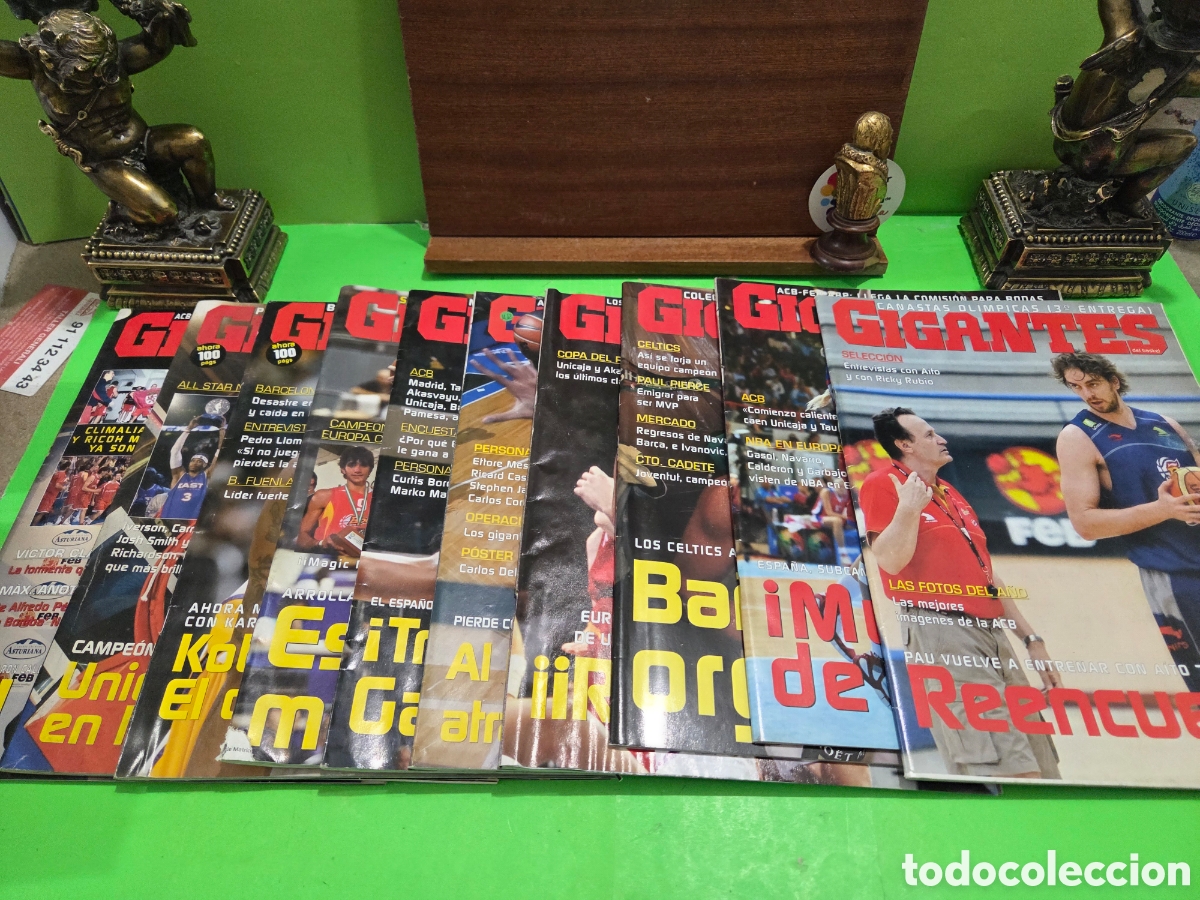 Sammelleidenschaft Sport: LOTE DE 10 REVISTAS...&rdquo;&rdquo;GIGANTES&rdquo;&rdquo;...A&Ntilde;OS .2004..2006..2007..2008...