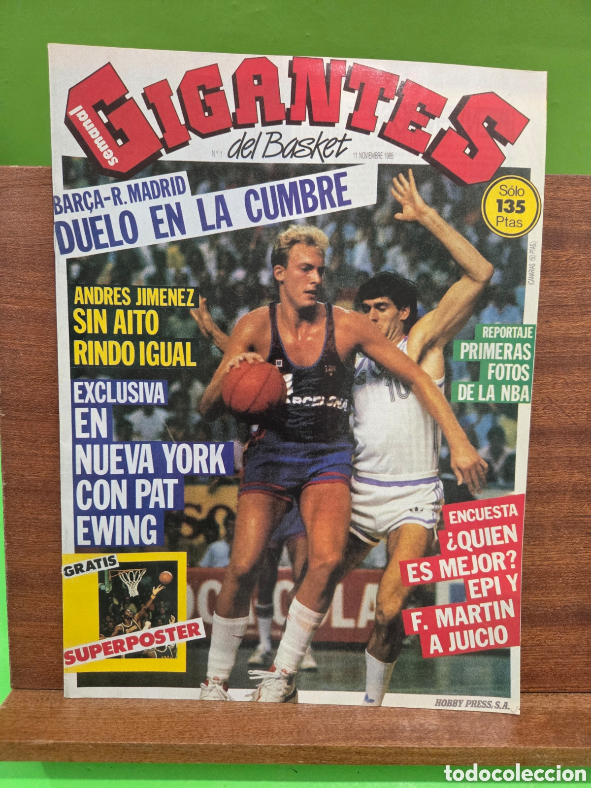 Coleccionismo deportivo: &rdquo;&rdquo;REVISTA GIGANTES DEL BASKET&rdquo;&rdquo;...!!!!N&Uacute;MERO 1&iexcl;&iexcl;&iexcl;&iexcl;.NOVIEMBRE DE 1985...
