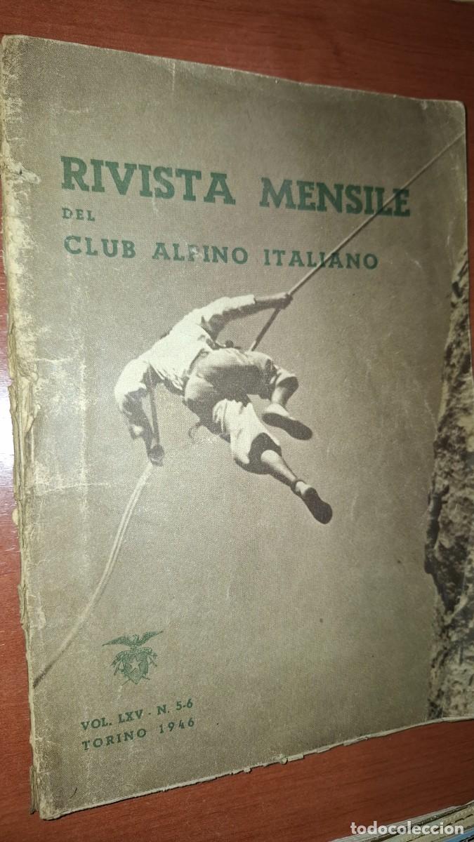 Coleccionismo deportivo: Rivista, club alpino italiano, articulo Pedriza sierra de Guadarrama, 1946u
