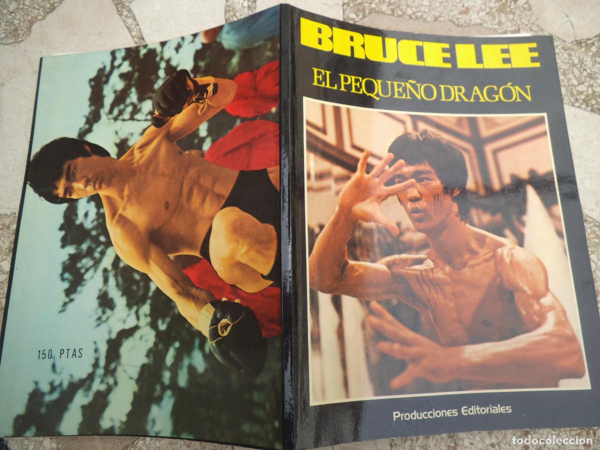 Coleccionismo deportivo: bruce lee, el peque&ntilde;o dragon, producciones editoriales,ilustrado,1976, 88 paginas fotos color y b/n
