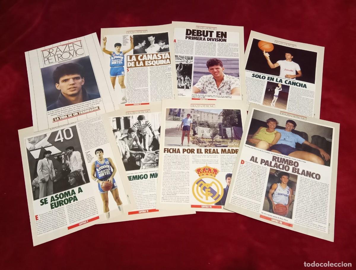 Coleccionismo deportivo: REVISTA BASKET 16 BALONCESTO DRAZEN PETROVIC SU VIDA 8 FASC&Iacute;CULOS 1988 ESPA&Ntilde;A COMPLETO 32 PAGINAS