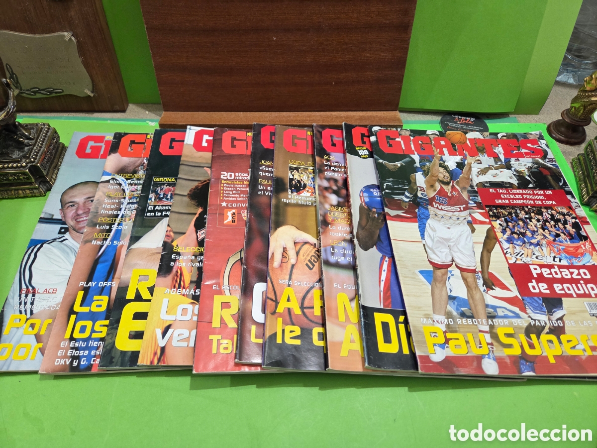 Coleccionismo deportivo: LOTE DE 10 REVISTAS...&rdquo;&rdquo;GIGANTES&rdquo;&rdquo;...A&Ntilde;OS..2005..06..07..08...