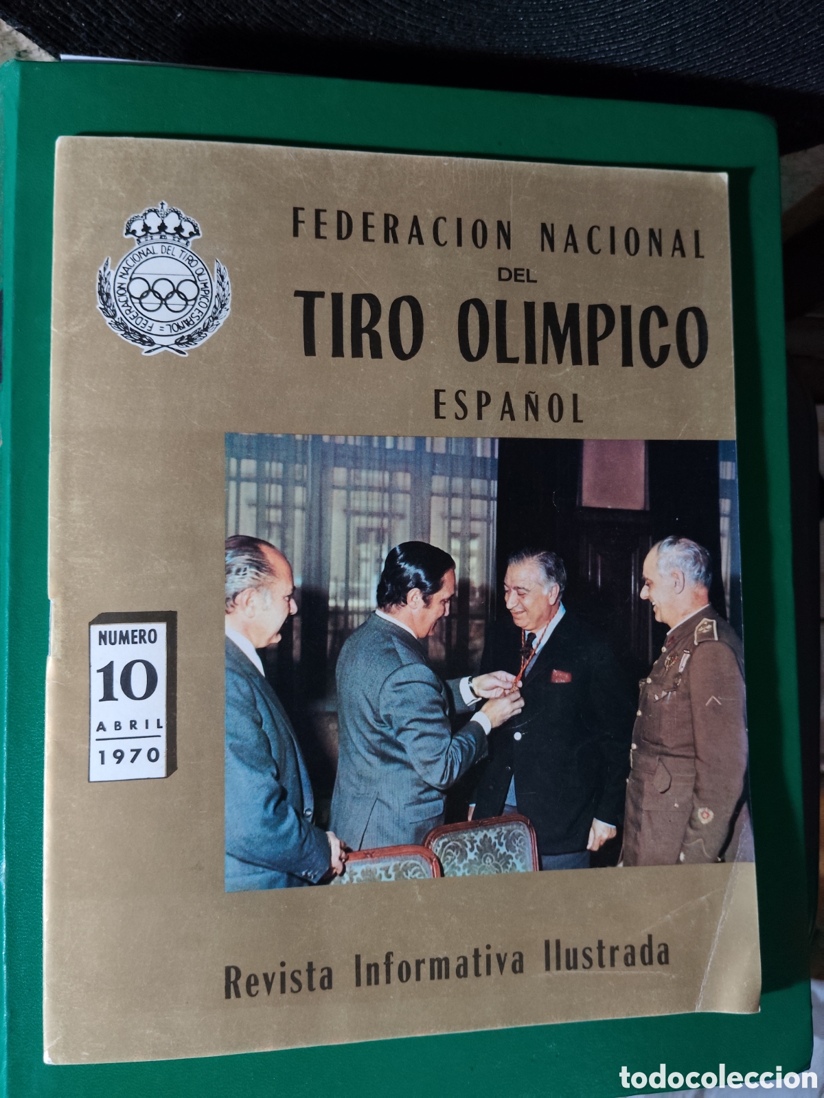 Coleccionismo deportivo: FEDERACI&Oacute;N NACIONAL DEL TIRO OL&Iacute;MPICO ESPA&Ntilde;OL. N&ordm; 10 1970. REVISTA INFORMATIVA. TIRO