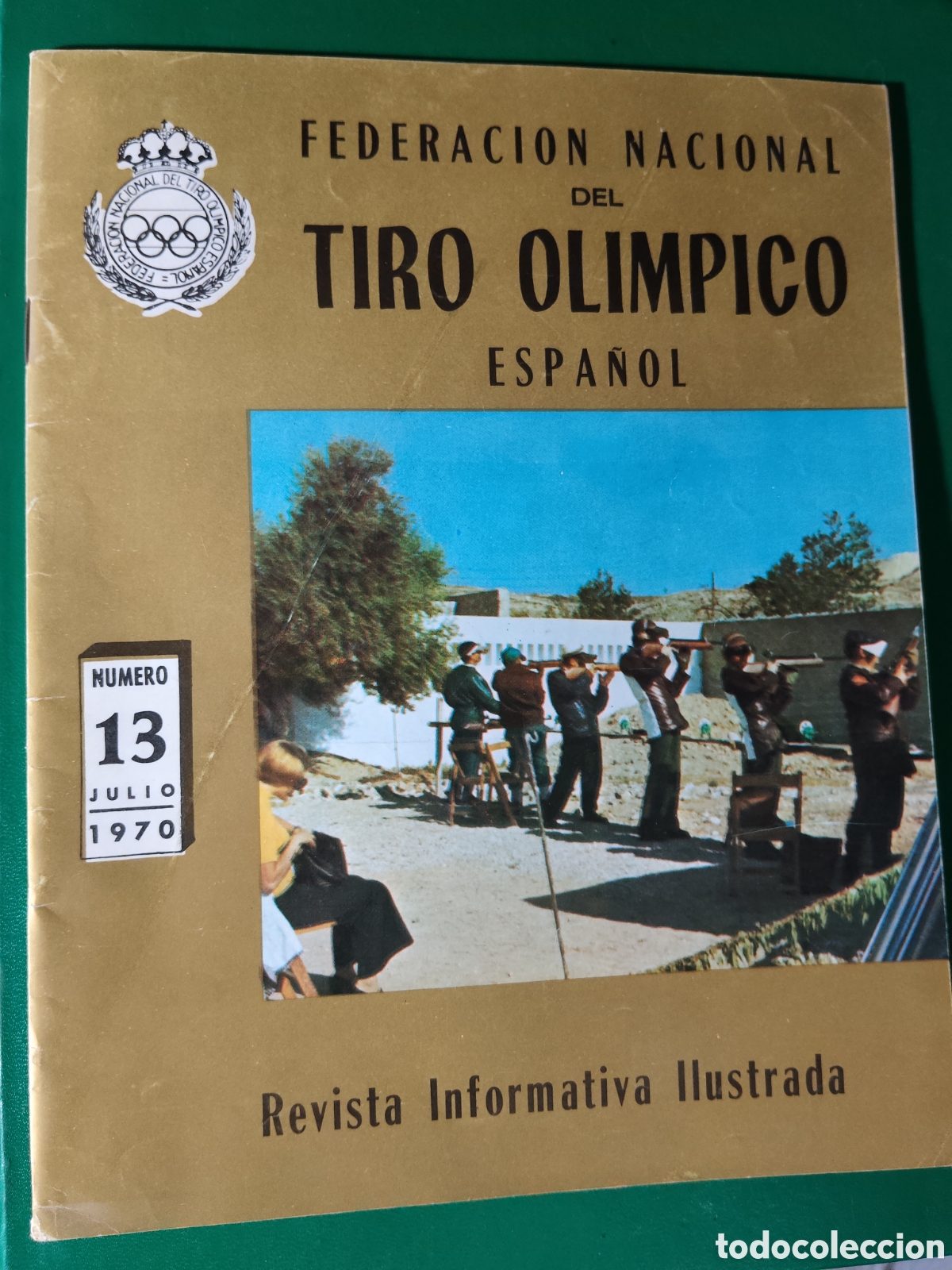Coleccionismo deportivo: FEDERACI&Oacute;N NACIONAL DEL TIRO OL&Iacute;MPICO ESPA&Ntilde;OL. N&ordm; 13 1970. REVISTA INFORMATIVA. TIRO