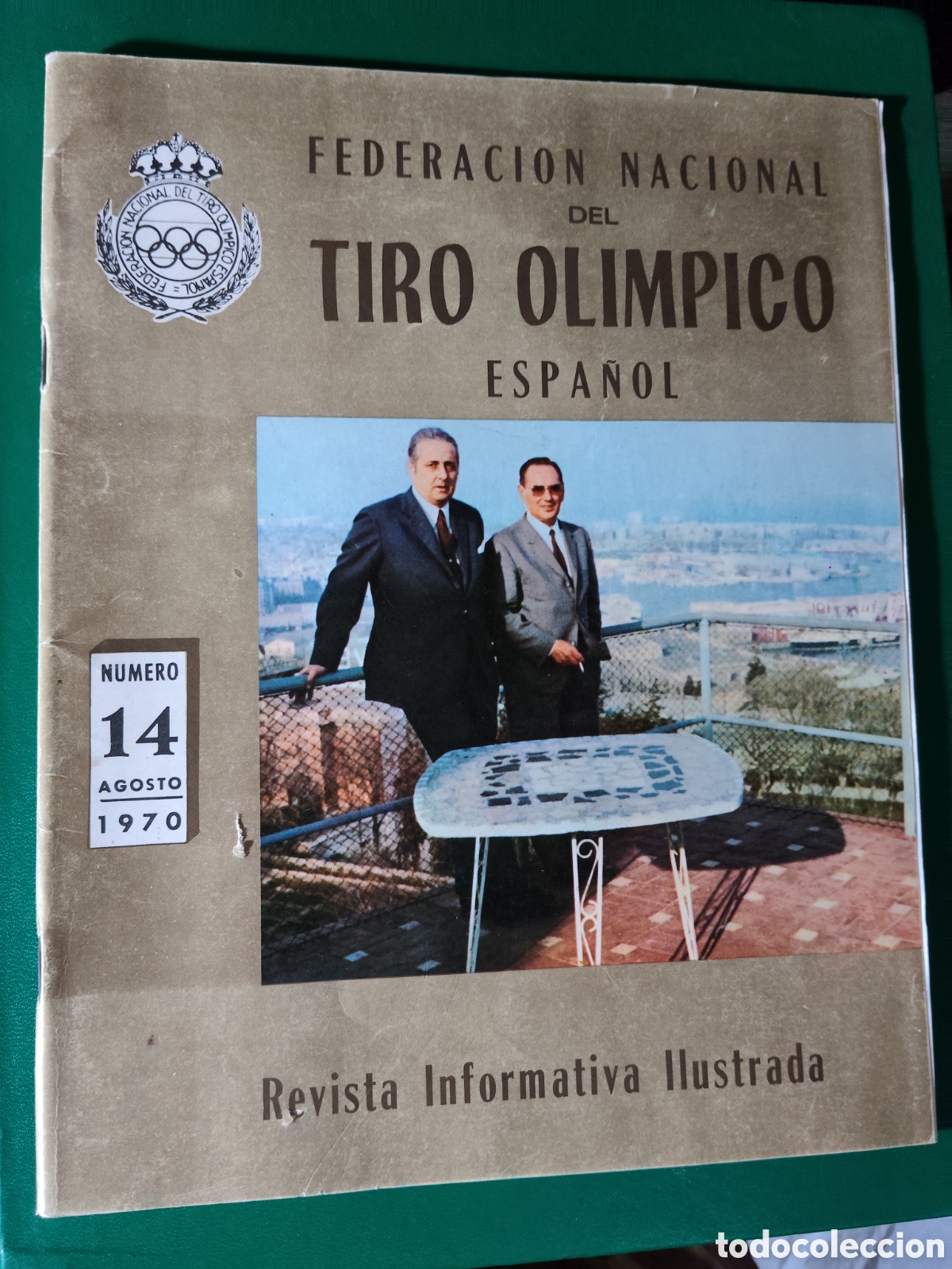 Coleccionismo deportivo: FEDERACI&Oacute;N NACIONAL DEL TIRO OL&Iacute;MPICO ESPA&Ntilde;OL. N&ordm; 14 1970. REVISTA INFORMATIVA. TIRO