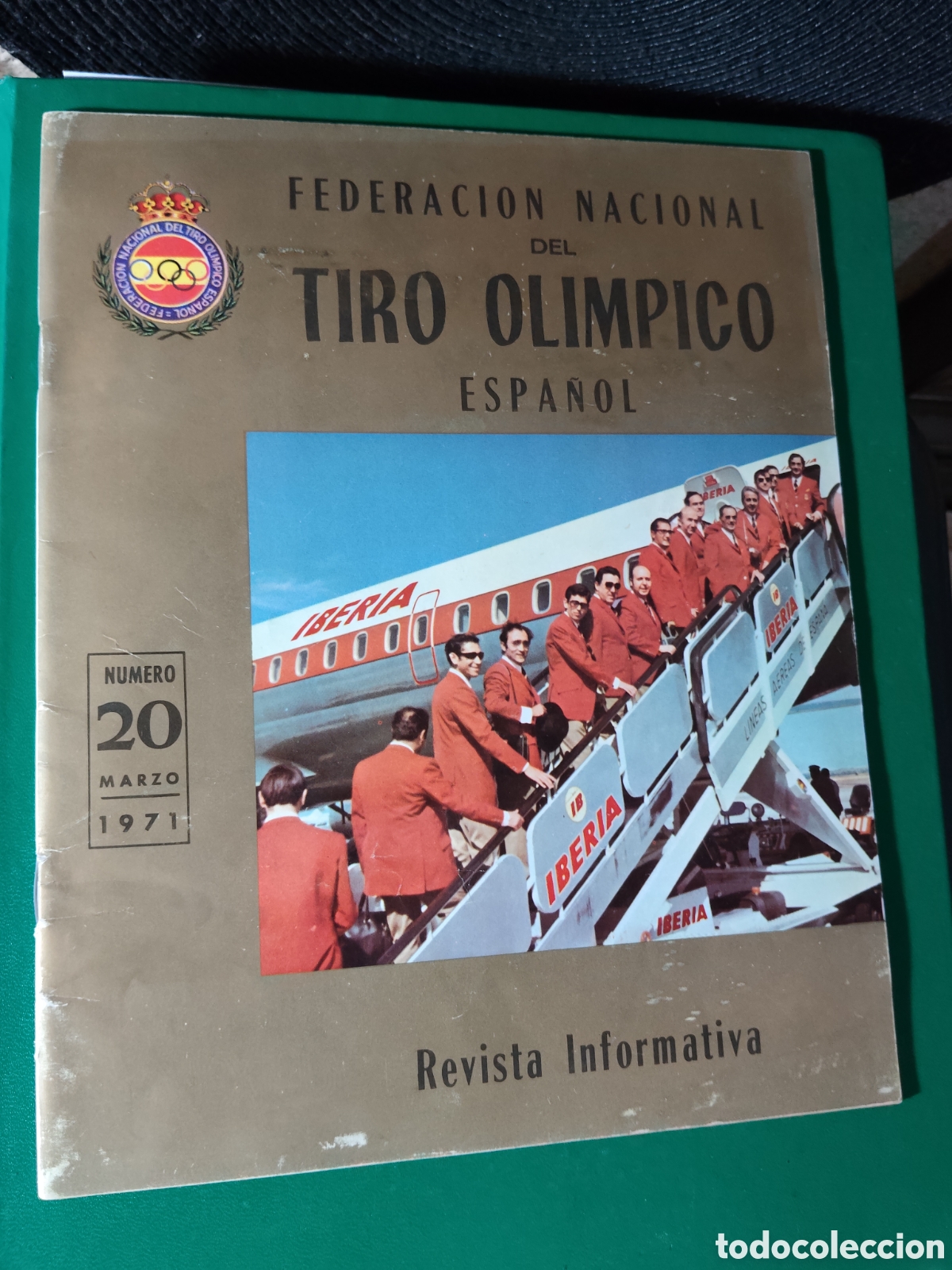 Coleccionismo deportivo: FEDERACI&Oacute;N NACIONAL DEL TIRO OL&Iacute;MPICO ESPA&Ntilde;OL. N&ordm; 20 1971. REVISTA INFORMATIVA. TIRO