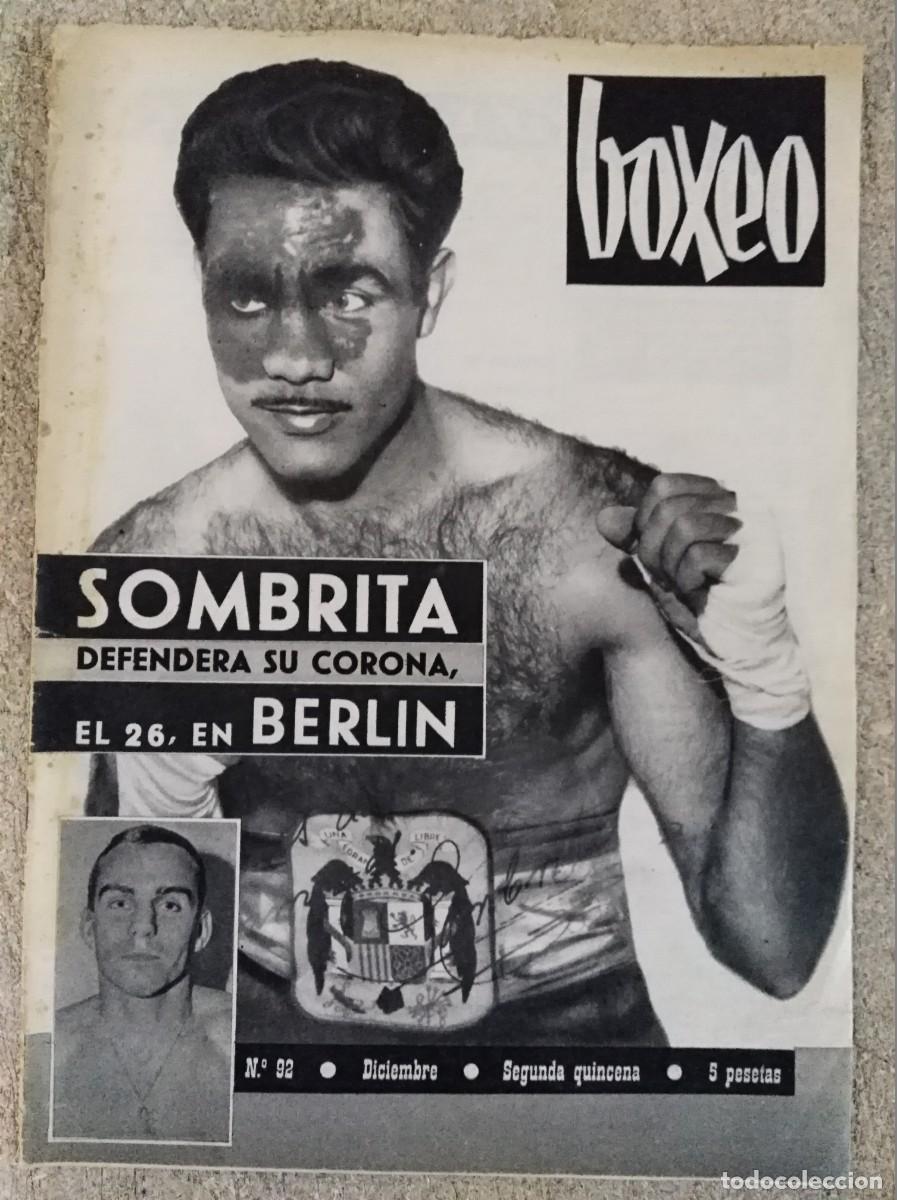 Coleccionismo deportivo: Revista Boxeo 92.Diciembre 1965
