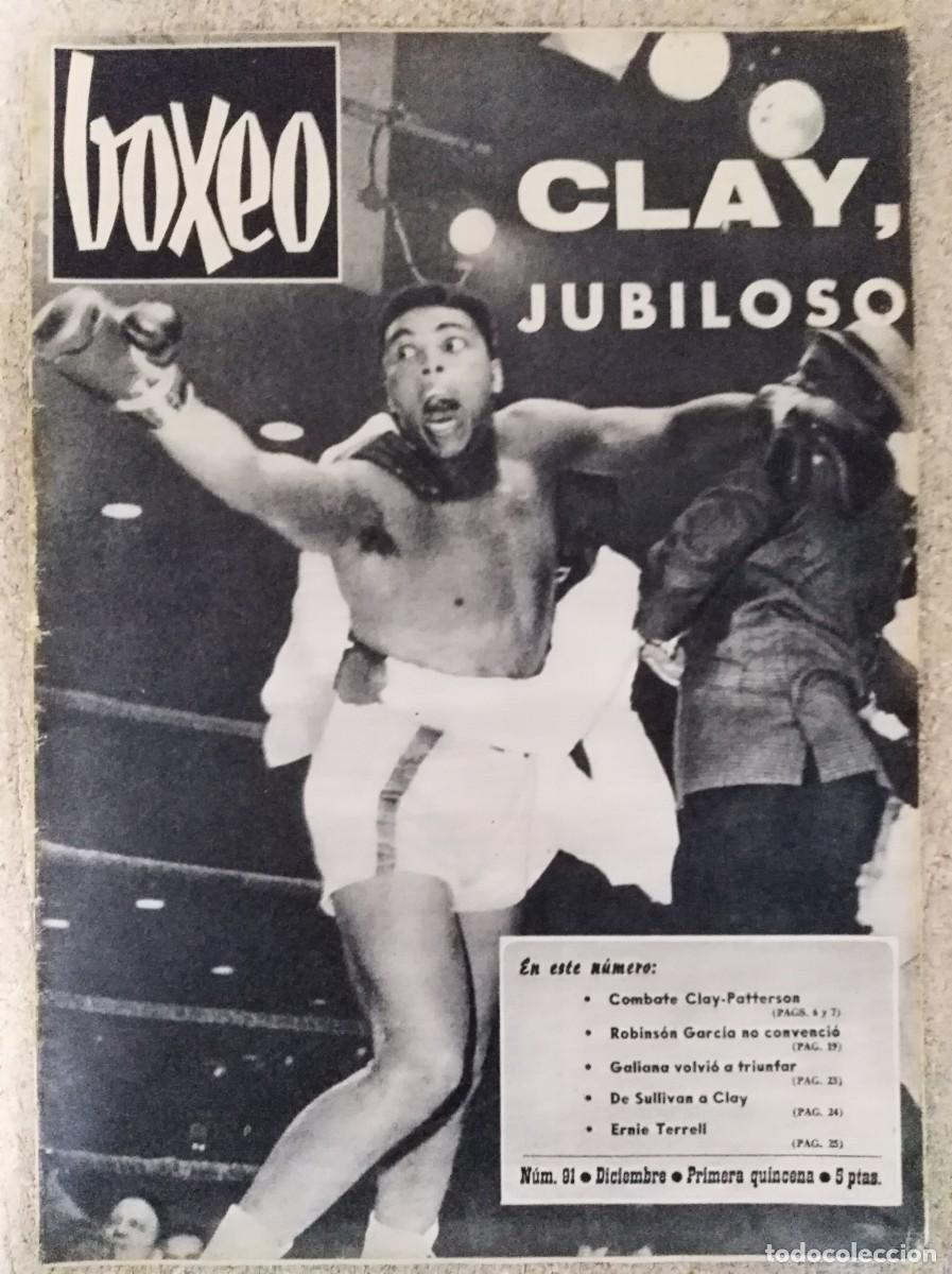 Coleccionismo deportivo: Revista Boxeo 91.Diciembre 1965