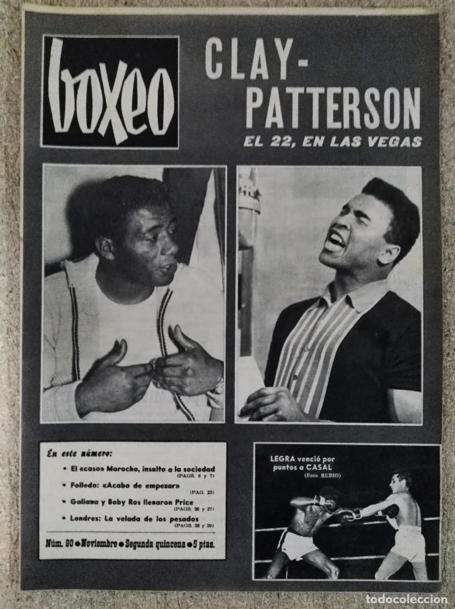 Sports collectibles: Revista Boxeo 90.Noviembre 1965